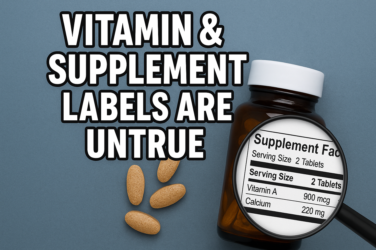 Load video: What Supplement Brands Don&#39;t tell you